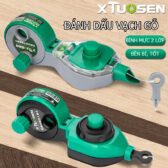 Máy Kẻ Dấu Gỗ Tuosen Chuyên Dụng: Tự động Thu Dây, Hộp Mực Kép Chống Rò Rỉ, 6 Lựa Chọn Mã.