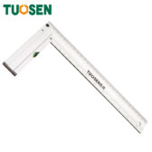 Thước eke đo góc vuông 90 độ cỡ 300mm và 500mm chất liệu hợp kim nhôm Tuosen