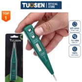 Bút thử điện Tuosen đo điện AC DC 12V-220V, không sử dụng pin và có dò mạch điện đứt