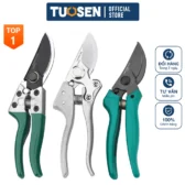 Kéo làm vườn cắt tỉa cành cây Bonsai Tuosen với chất liệu thép các bon được phủ lớp Teflon