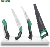Cưa gỗ cầm tay TUOSEN, Cưa tay mini, THép mangan và SK5, răng cưa mài 3 cạnh TUOSEN với 6 lựa chọn