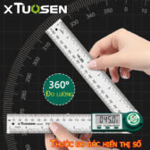Thước Đo Góc Điện Tử Tuosen 360°: Độ Chính Xác Tuyệt Đối – Thân Thép Không Gỉ Siêu Bền- Thợ Kỹ Thuật